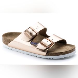 Birkenstock Arizona Copper Metallic
